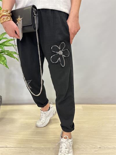 PMK MNS 4045 PAYET DETAY PAMUKLU PANTOLON 46 BEDENE KADAR UYUMLUDUR SİYAH