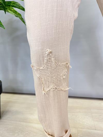 PMK MNS 4045 PAYET DETAY PAMUKLU PANTOLON 46 BEDENE KADAR UYUMLUDUR TAŞ