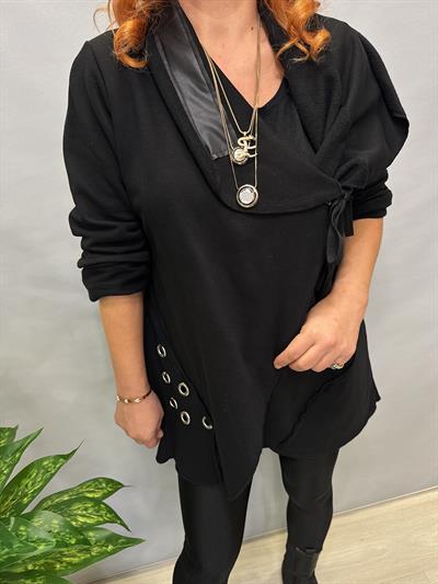 MNS 5077 KUŞGÖZÜ DETAY TASARIM CEKET  46 BEDENE KADAR UYUMLU 