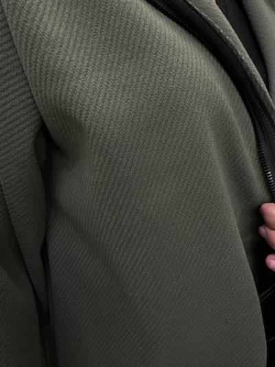 MNS 5078 İTALYAN KOL DETAY KAŞE CEKET 50 BEDENE KADAR UYUMLUDUR SİYAH