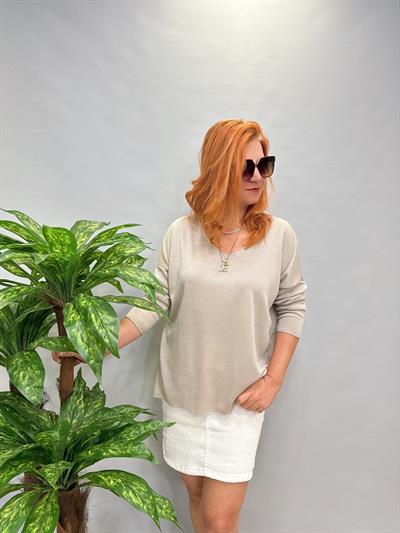 YNY MNS 5353 V YAKA SİMLİ TRİKO VİZON