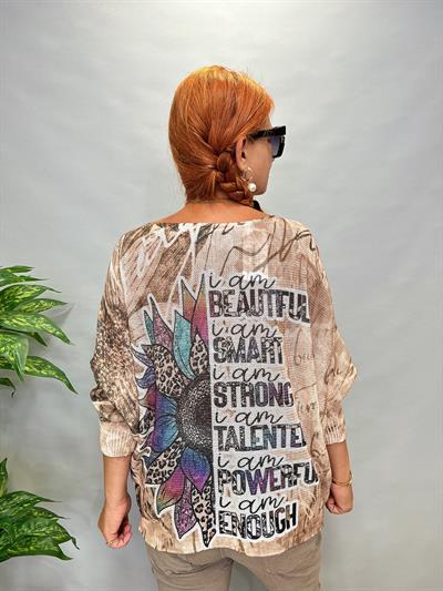 MNS 5475 İTALYAN ÇİÇEK DESEN TRİKO VİZON