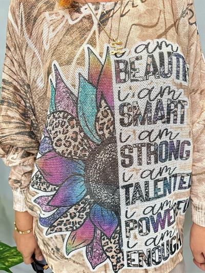 MNS 5475 İTALYAN ÇİÇEK DESEN TRİKO VİZON