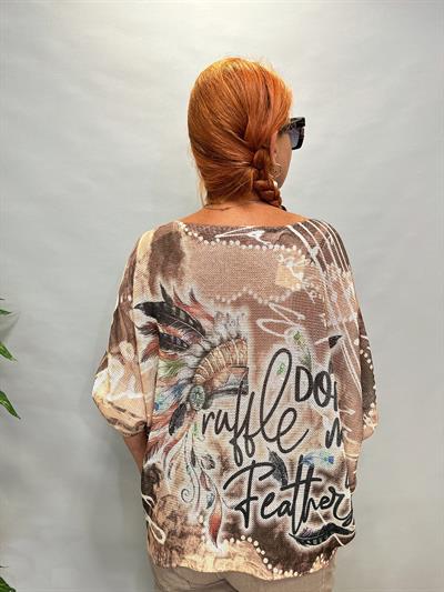 MNS 558 İTALYAN KIZILDERİ DESEN TRİKO VİZON