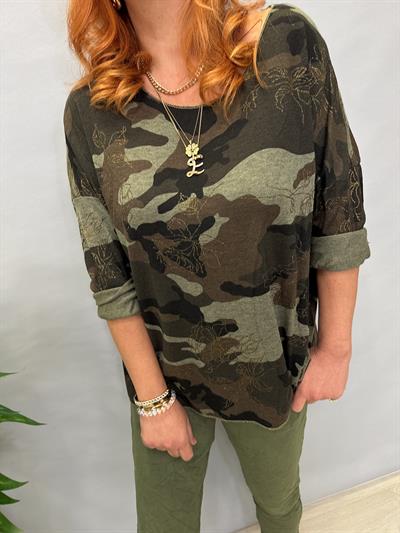 MNS 6711 İTALYAN KAMUFLAJ BLUZ HAKİ