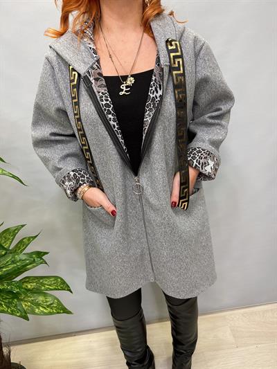 MNS 6767 İTALYAN KAŞE KABAN GRİ 40_50 BEDEN ARASINA UYGUNDUR