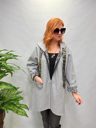 MNS 6767 İTALYAN KAŞE KABAN GRİ 40_50 BEDEN ARASINA UYGUNDUR