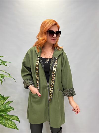 MNS 6767 İTALYAN KAŞE KABAN YEŞİL 40_50 BEDEN ARASINA UYGUNDUR