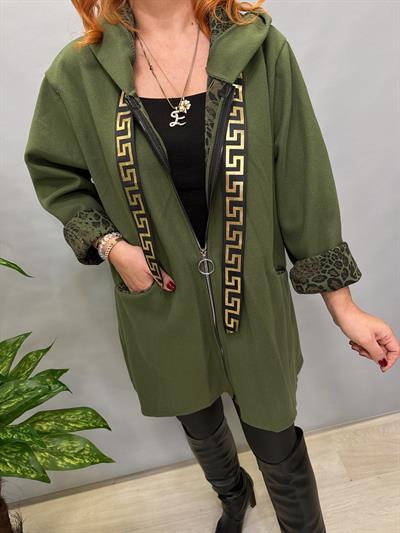 MNS 6767 İTALYAN KAŞE KABAN YEŞİL 40_50 BEDEN ARASINA UYGUNDUR