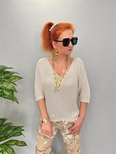 2341 MERSERİZE BLUZ TAŞ