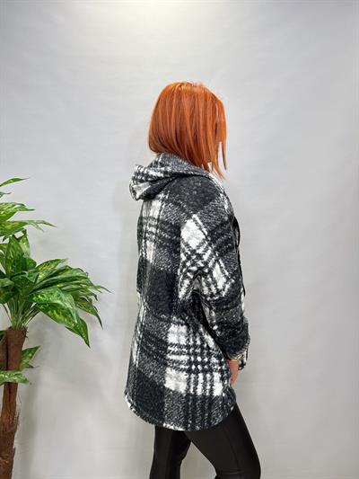 MNS 7175 İTALYAN YÜN KABAN SİYAH