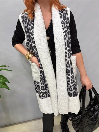 MNS 8915 İÇİ PELUŞ YELEK GRİ