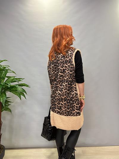 MNS 8915 İÇİ PELUŞ YELEK KAHVE