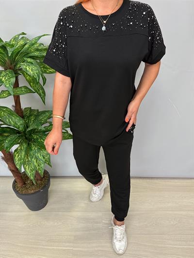 TKM 8876 İnce İki İplik Takım Siyah