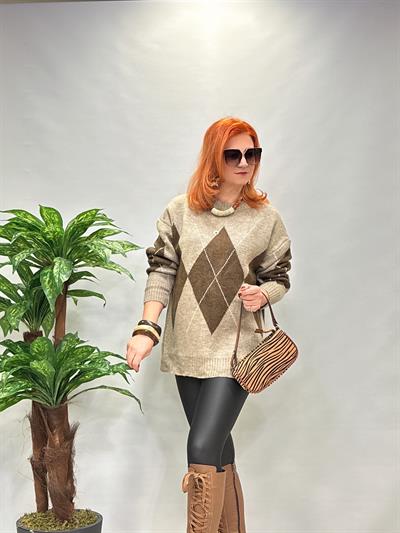 YNY MNS 61006 BAKLAVA DESEN KAZAK 