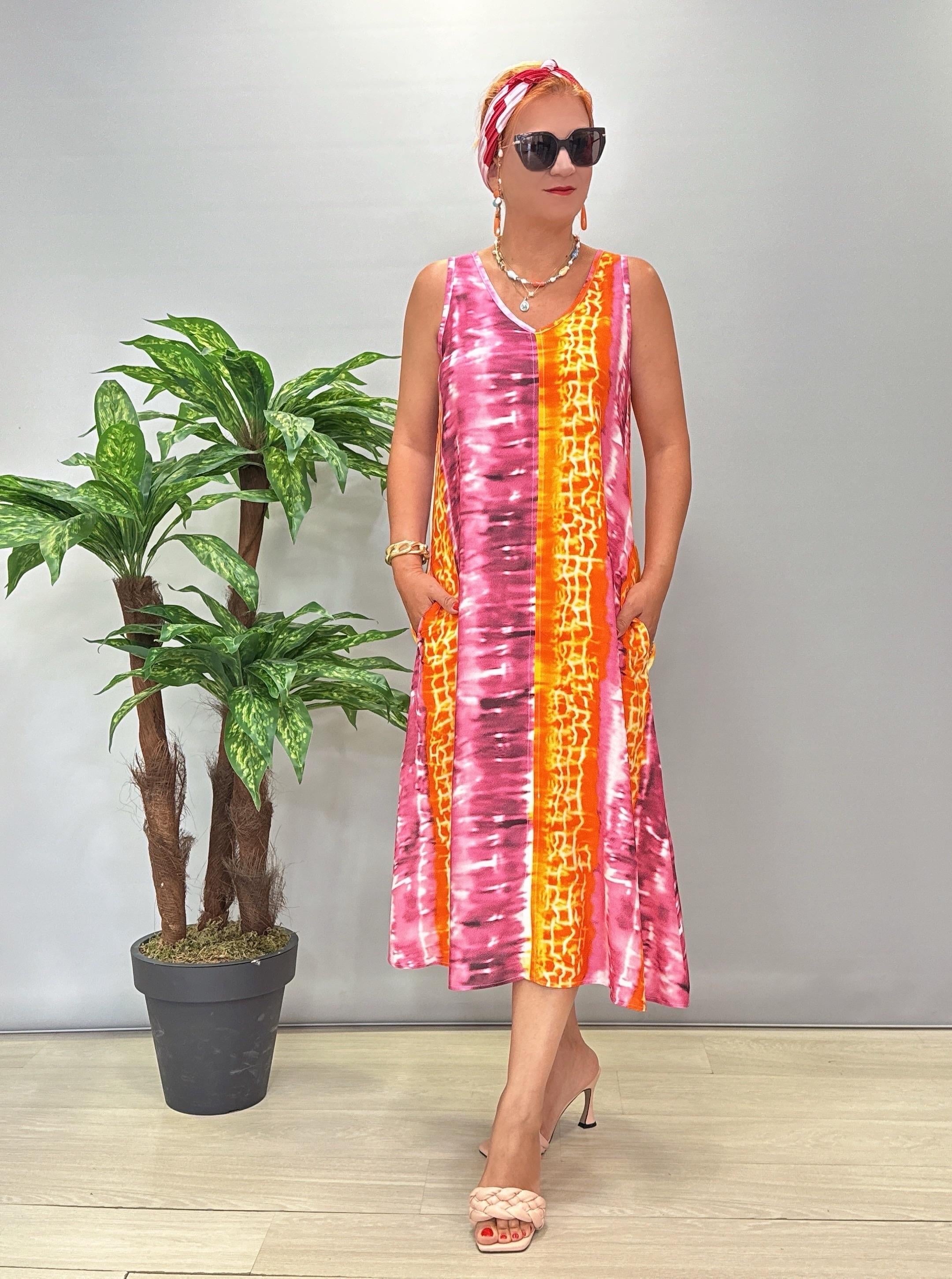 1 BEDEN KÜÇÜK ALINIZ 2247 Pamuklu Viskon Elbise 