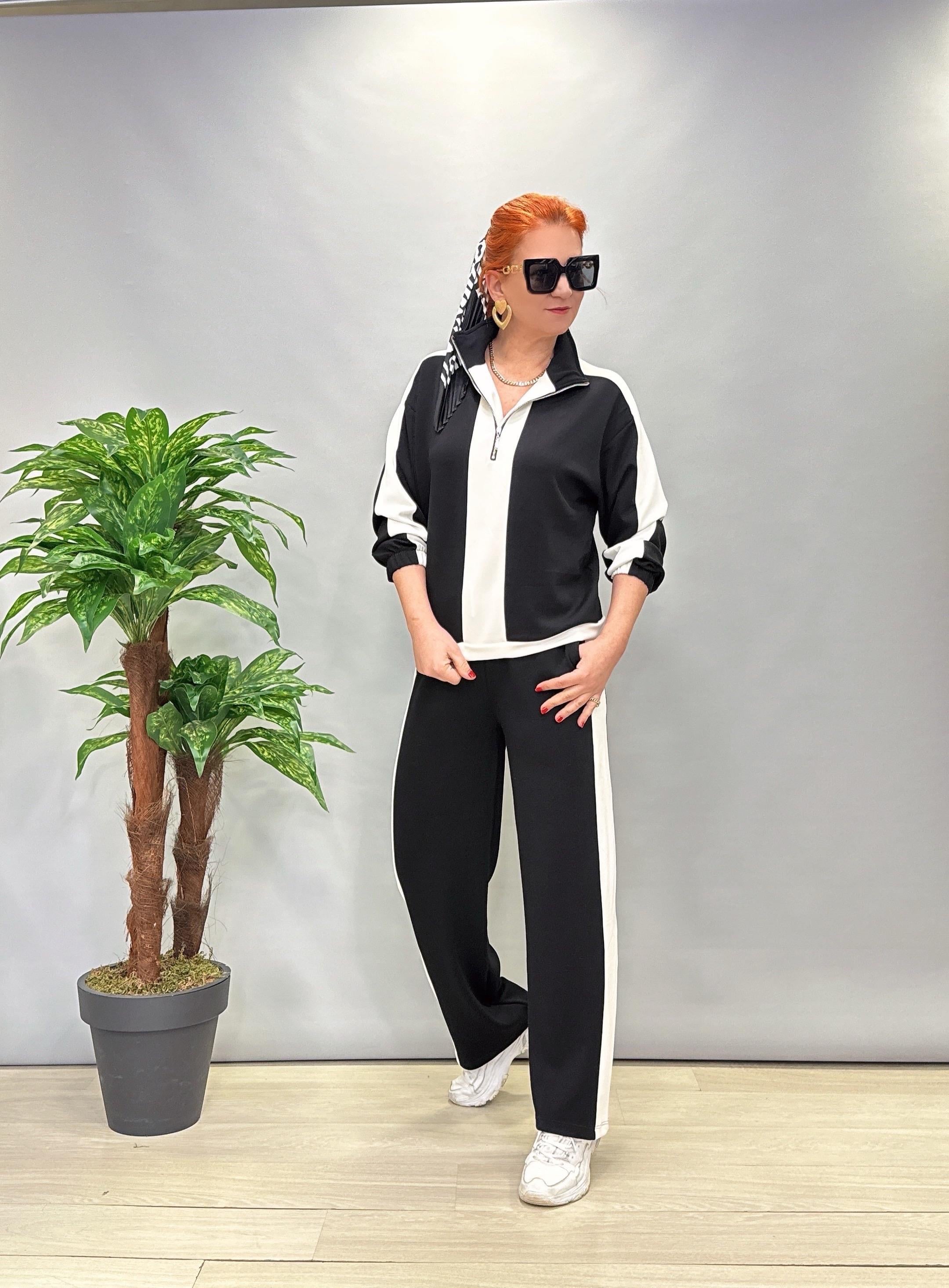 (1 BEDEN KÜÇÜK ALINIZ) 4055 MODAL TAKIM SİYAH