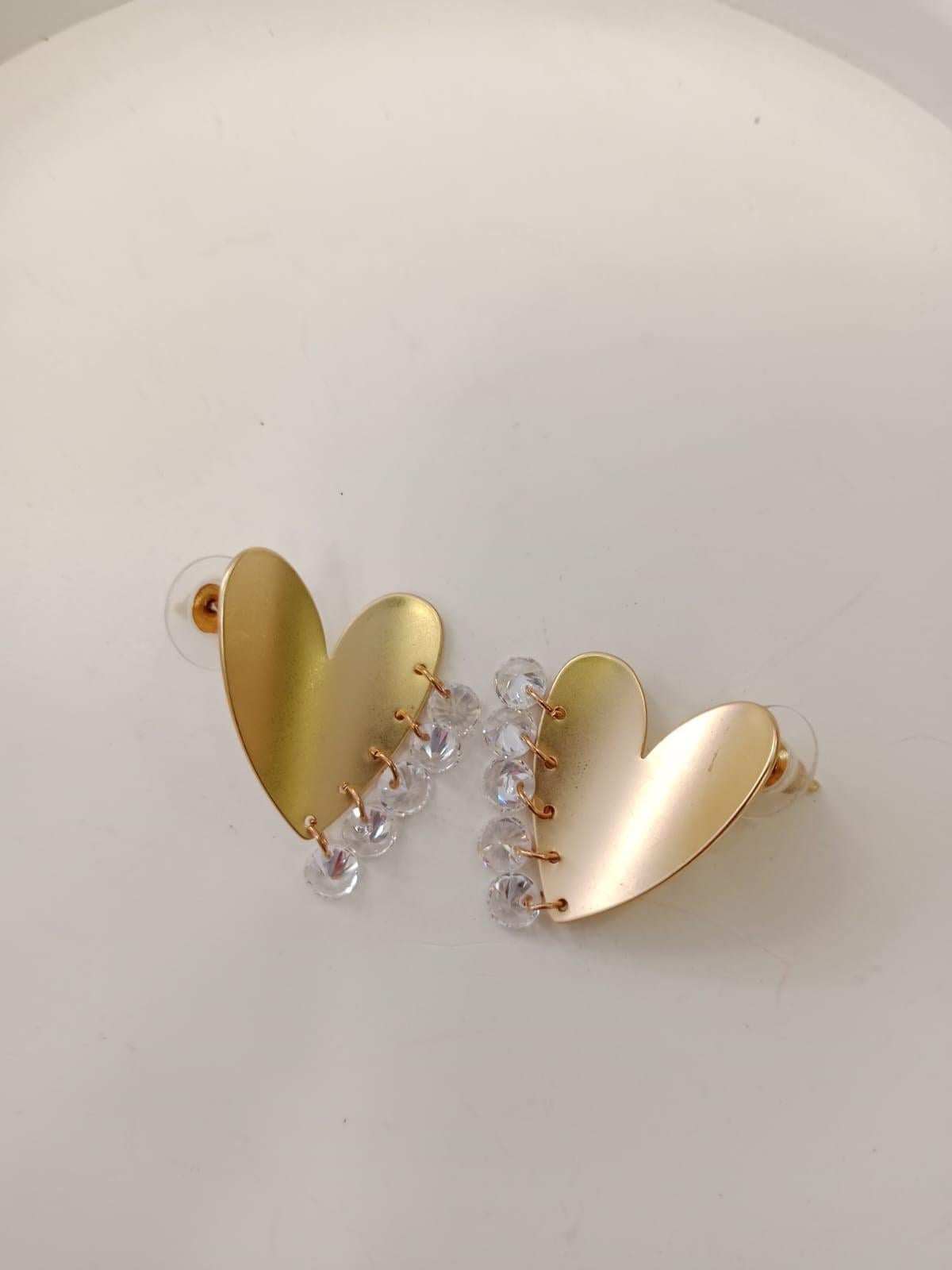 100 Tasarım Kalp Küpe 