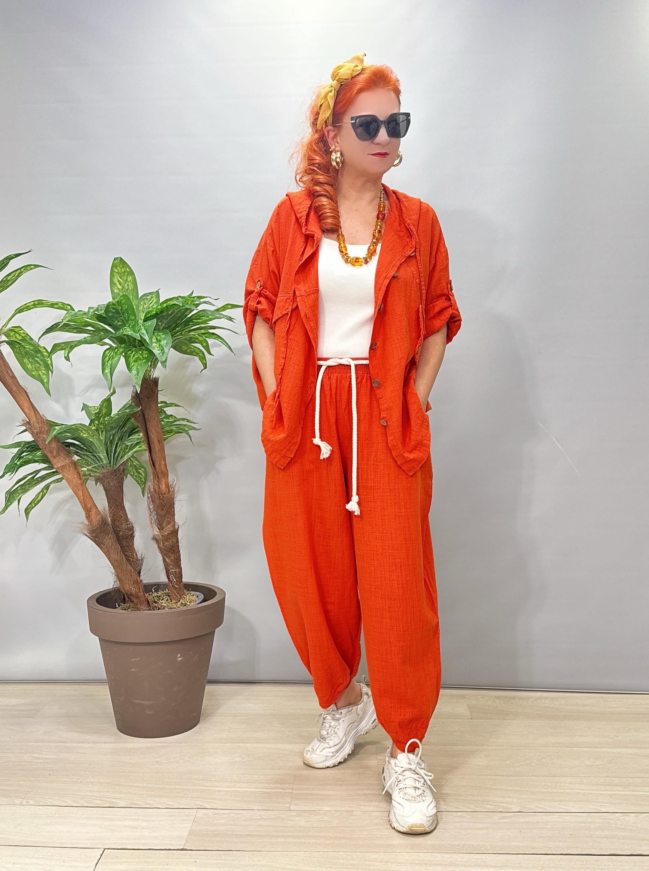 1404 Pamuklu Takım Turuncu 