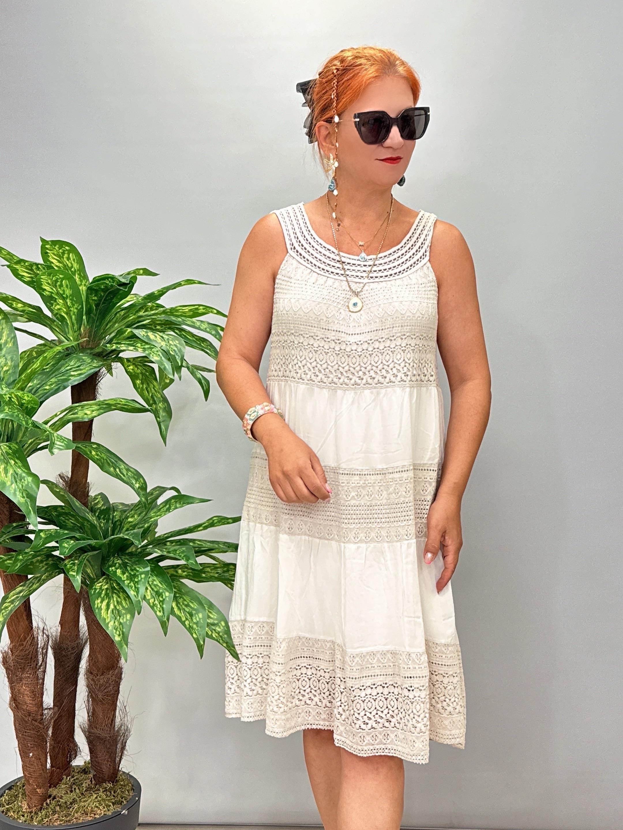 1560 Fisto Detay Elbise Taş