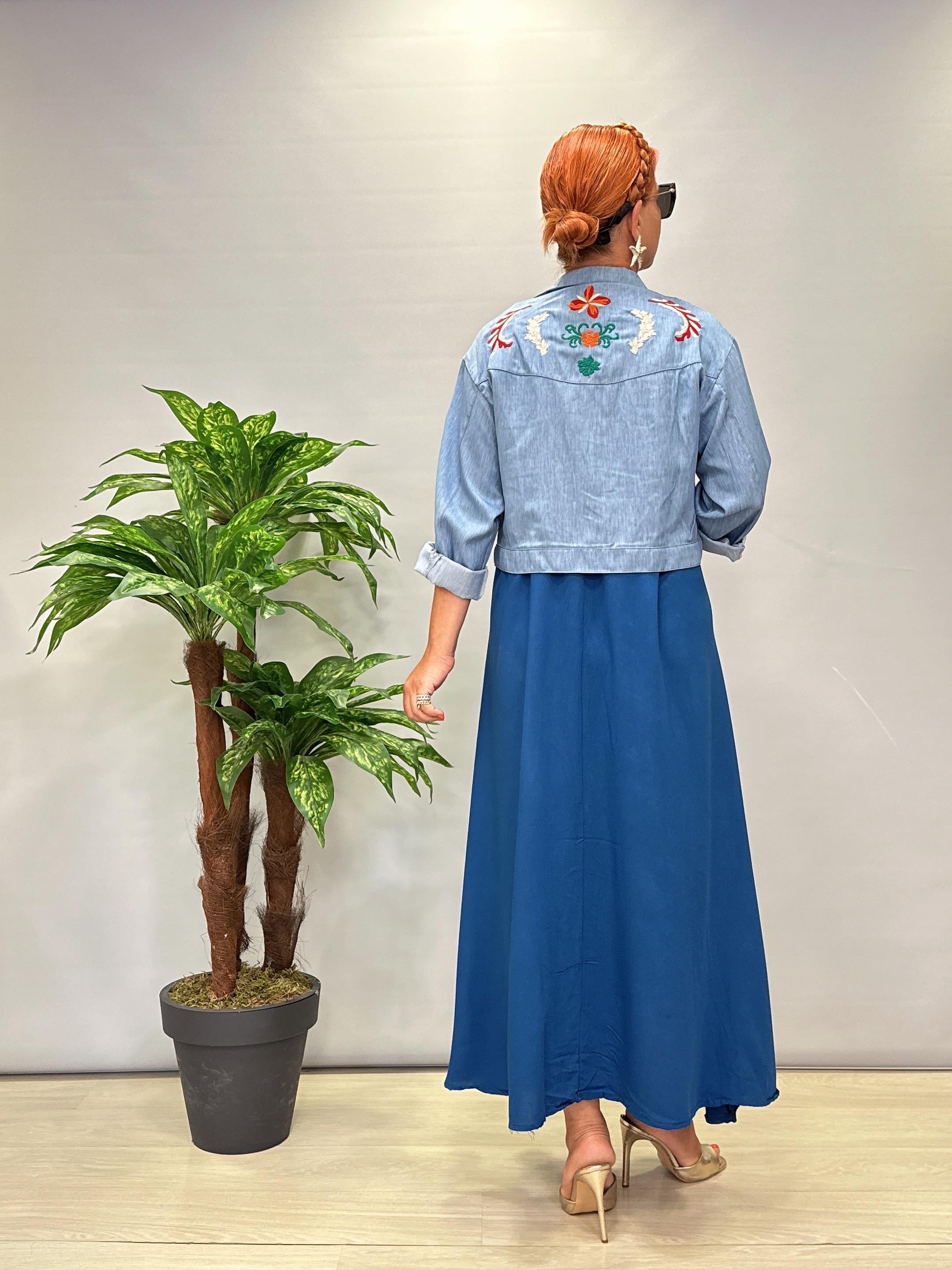 2085 Elbise / Ceket Takım Mavi