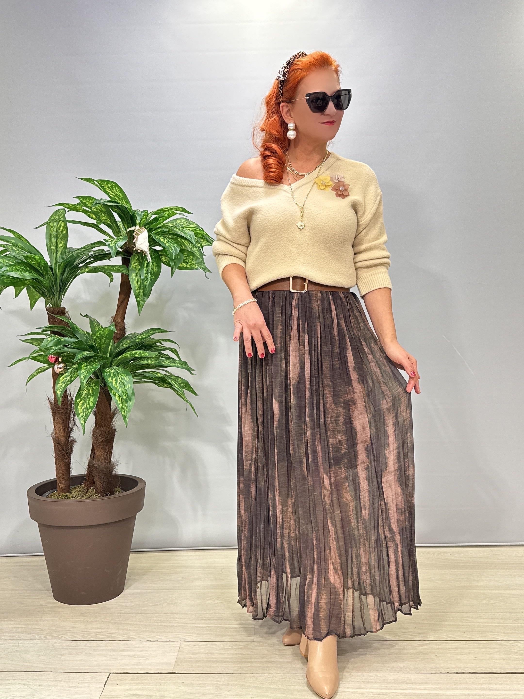 2126 Asimetrik Tül Etek 