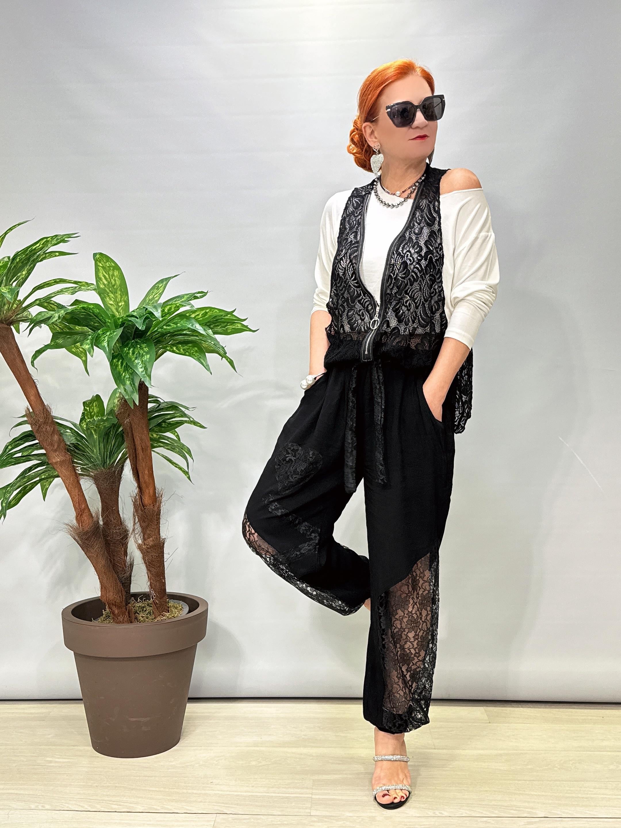 2628 Tasarım Pantolon Siyah