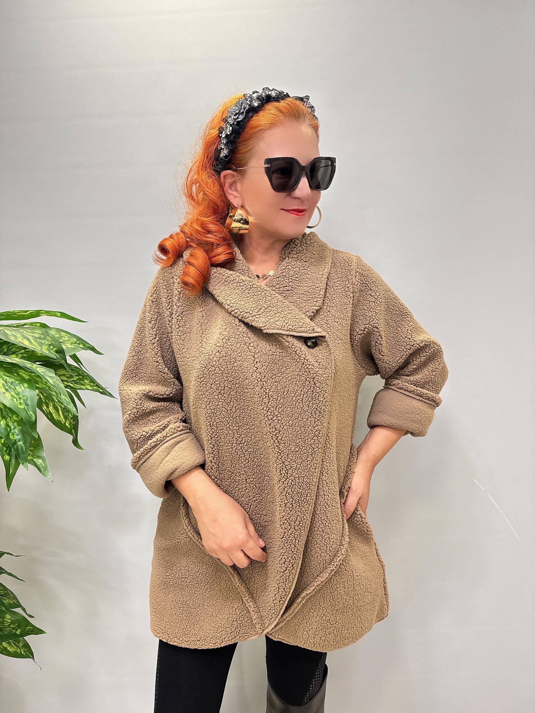 2646 Peluş Ceket Vizon