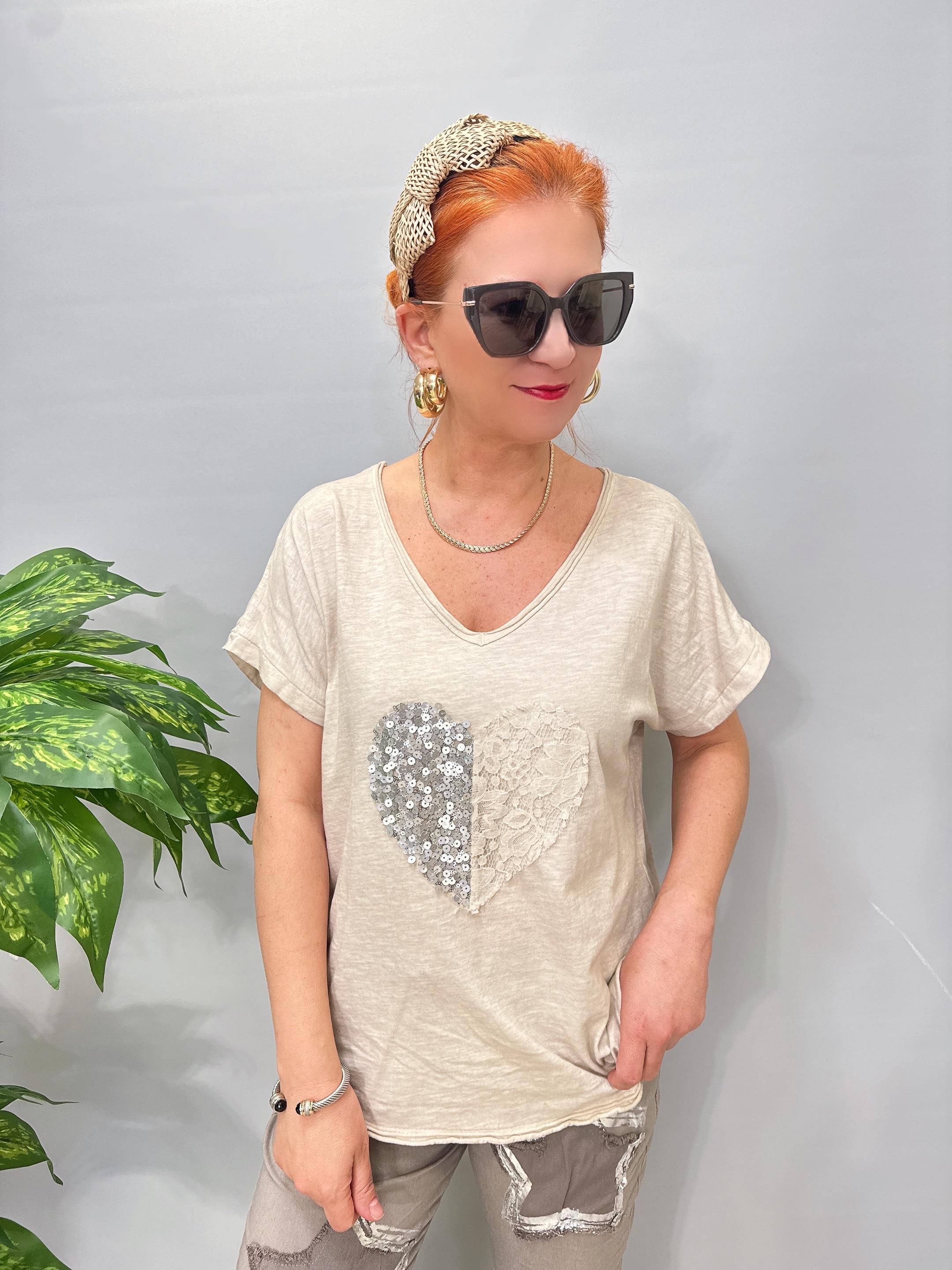 2680 Italyan Pamuklu Bluz Vizon