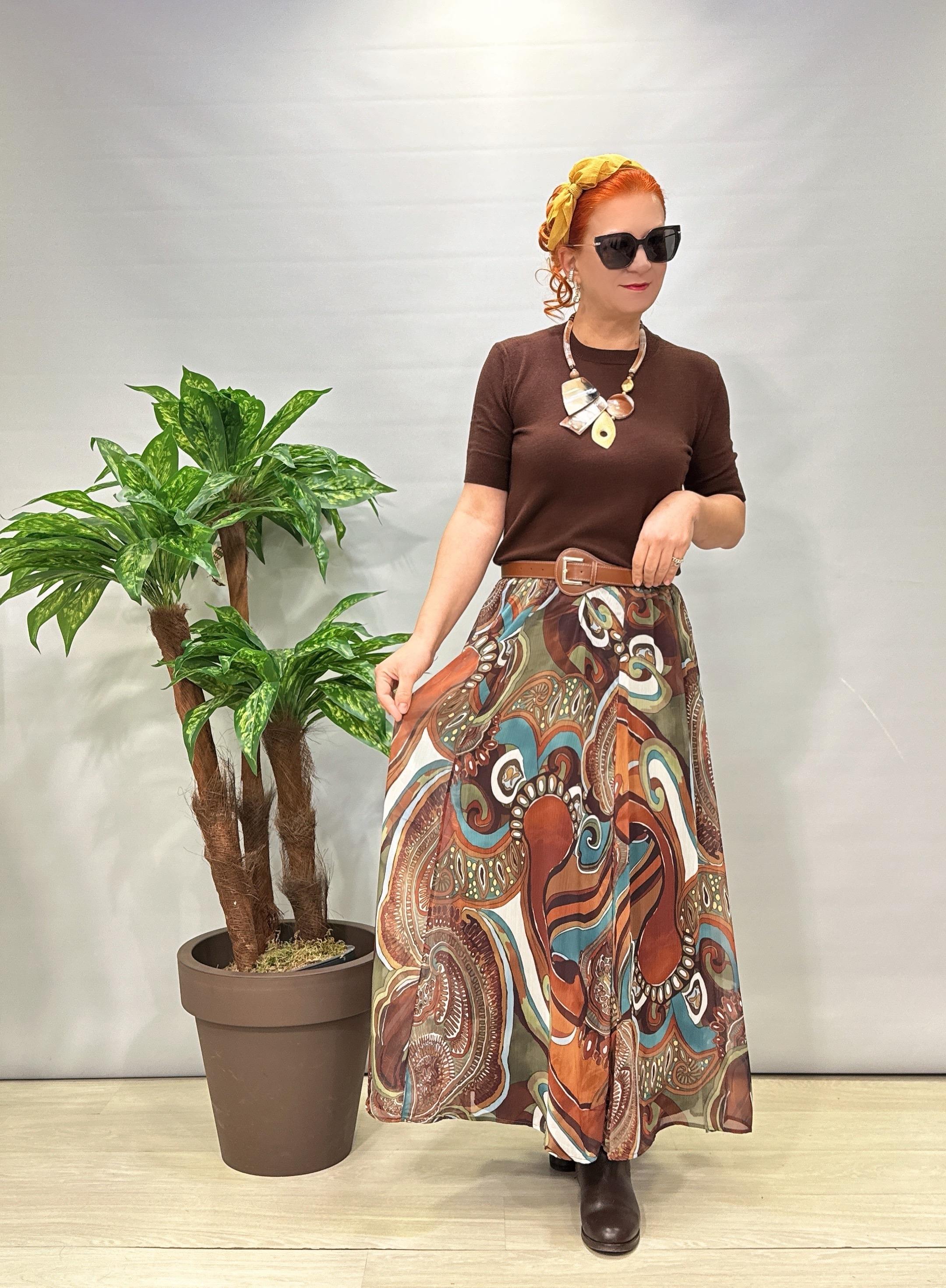 2860 İçi Astarlı Tül Etek 