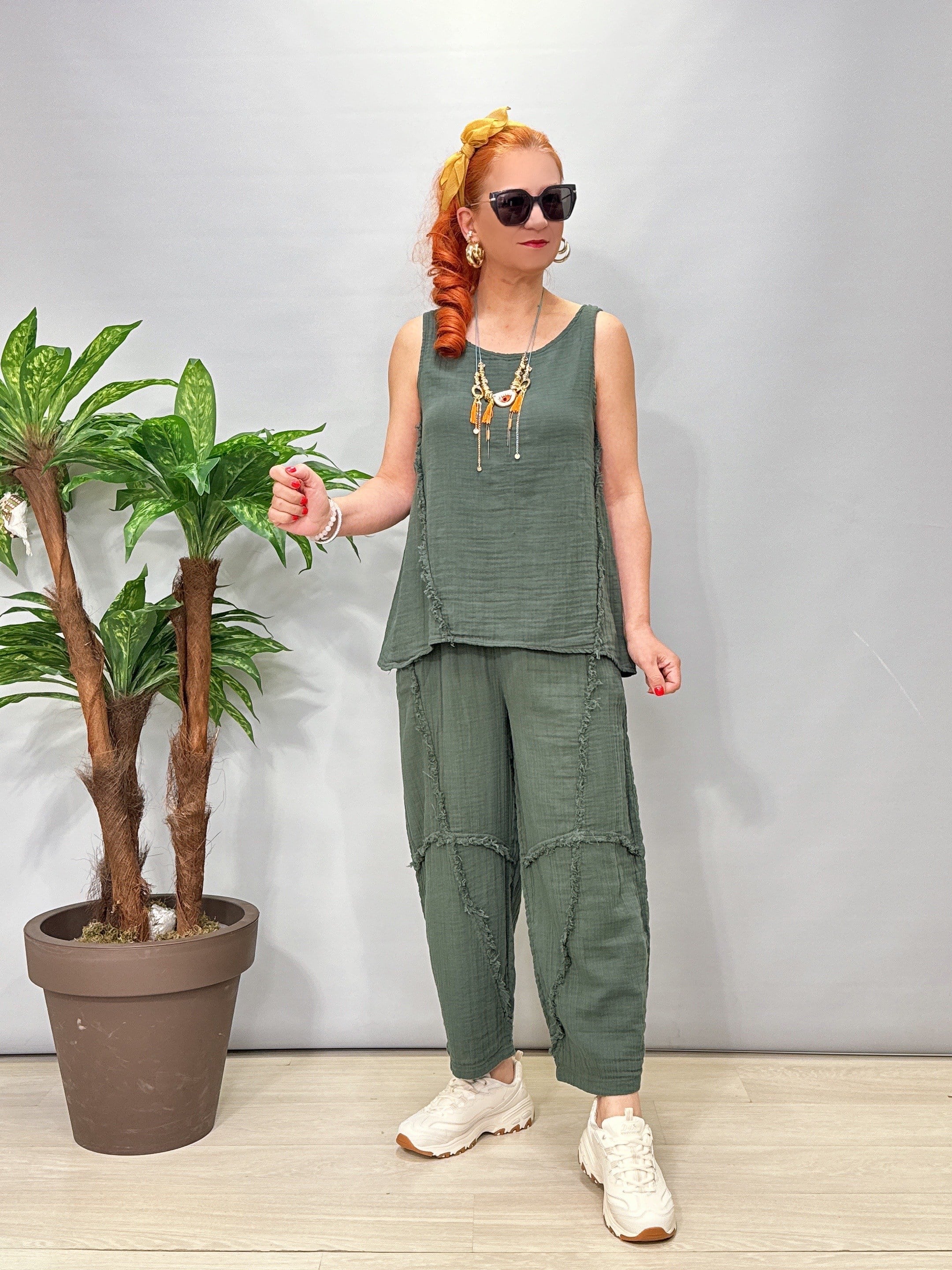 2965 Pamuklu Takım Yeşil