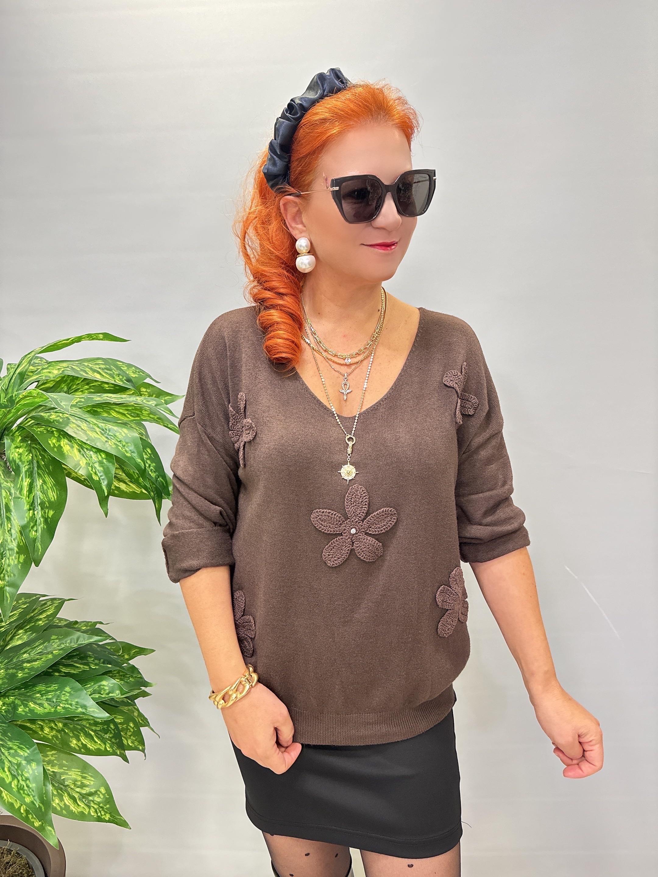 3015 Angora triko Kahve