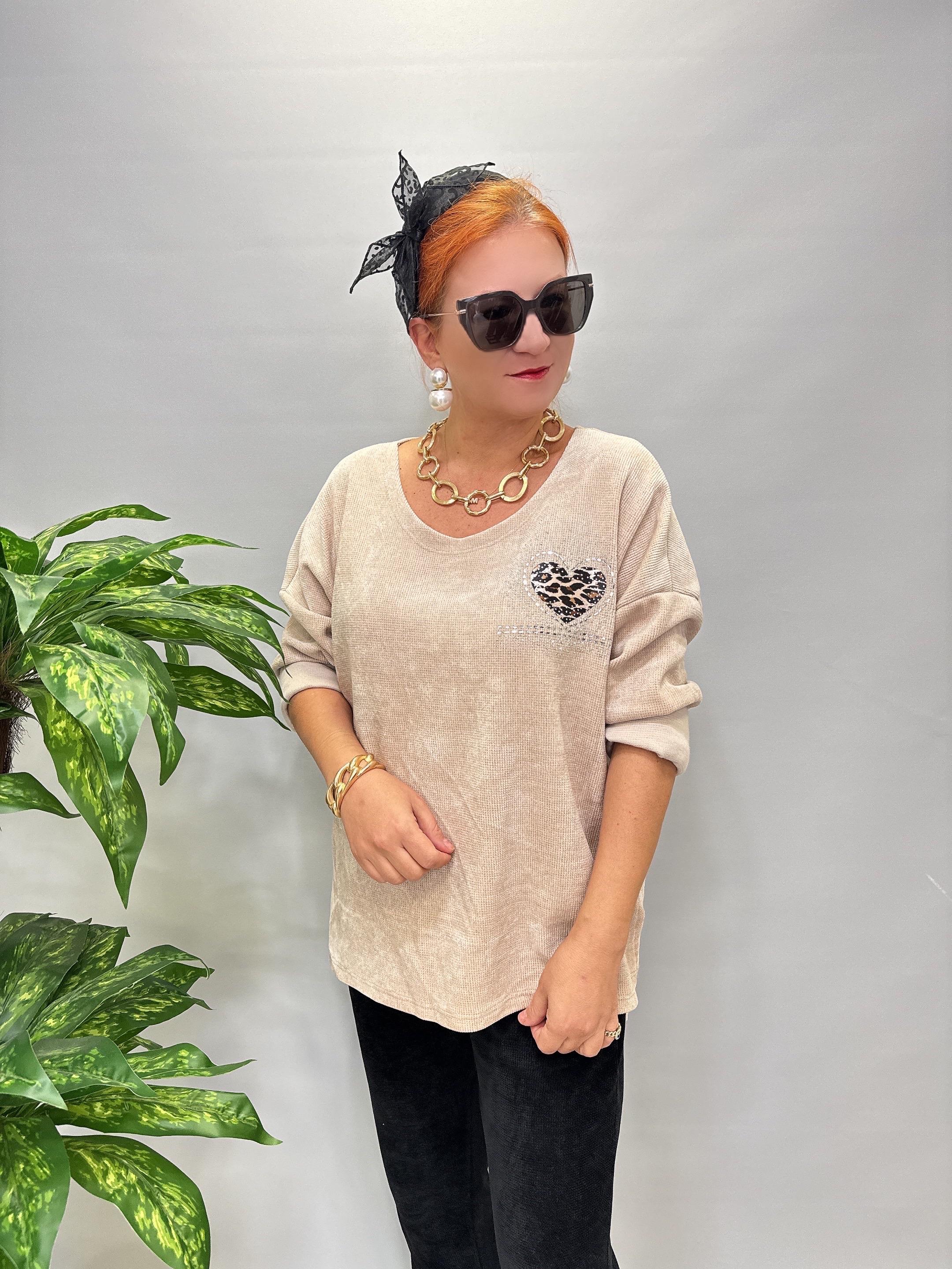 3019 Şönil Kadife Bluz