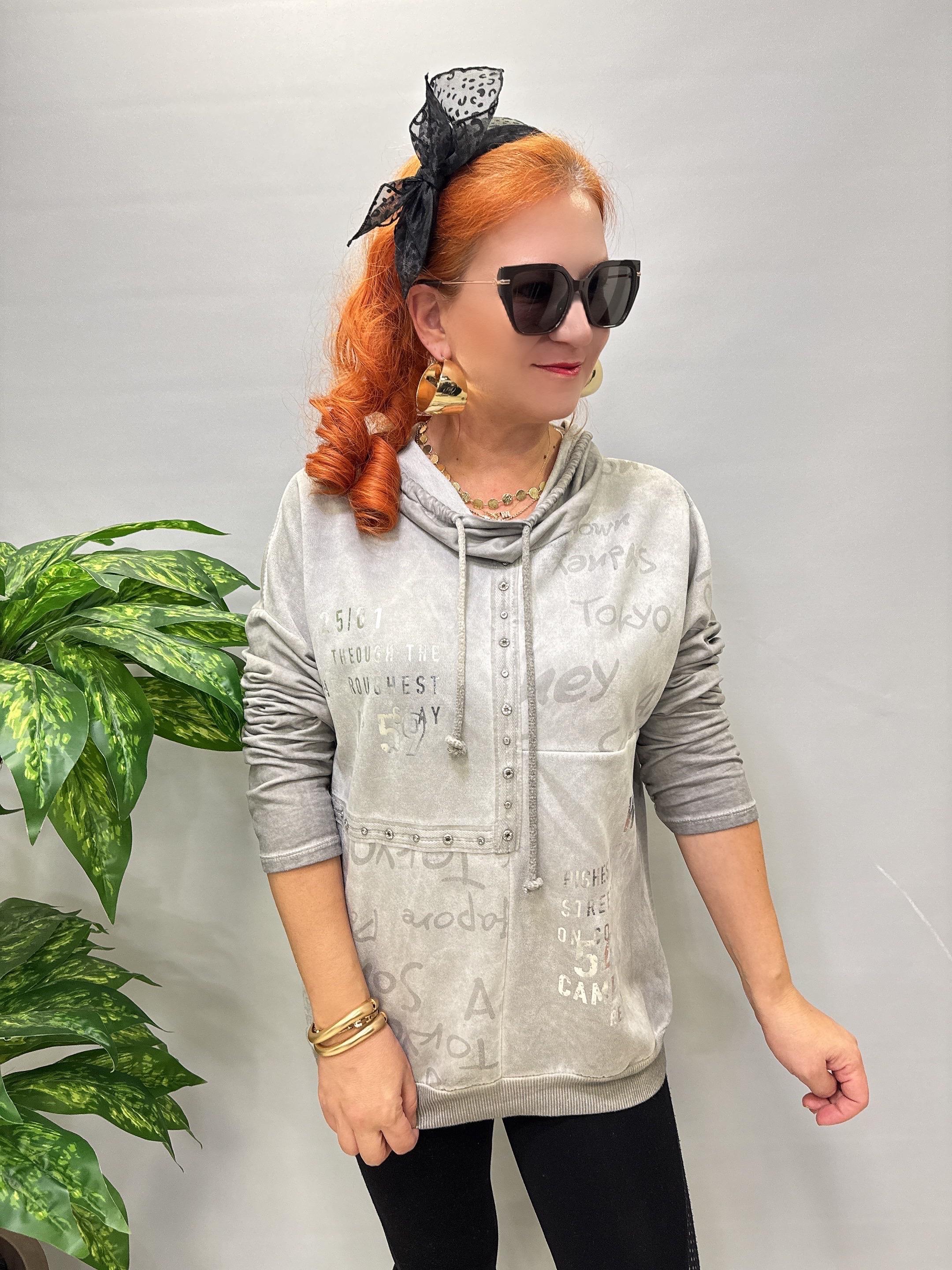 3311 Italyan Sweat Bluz Gri