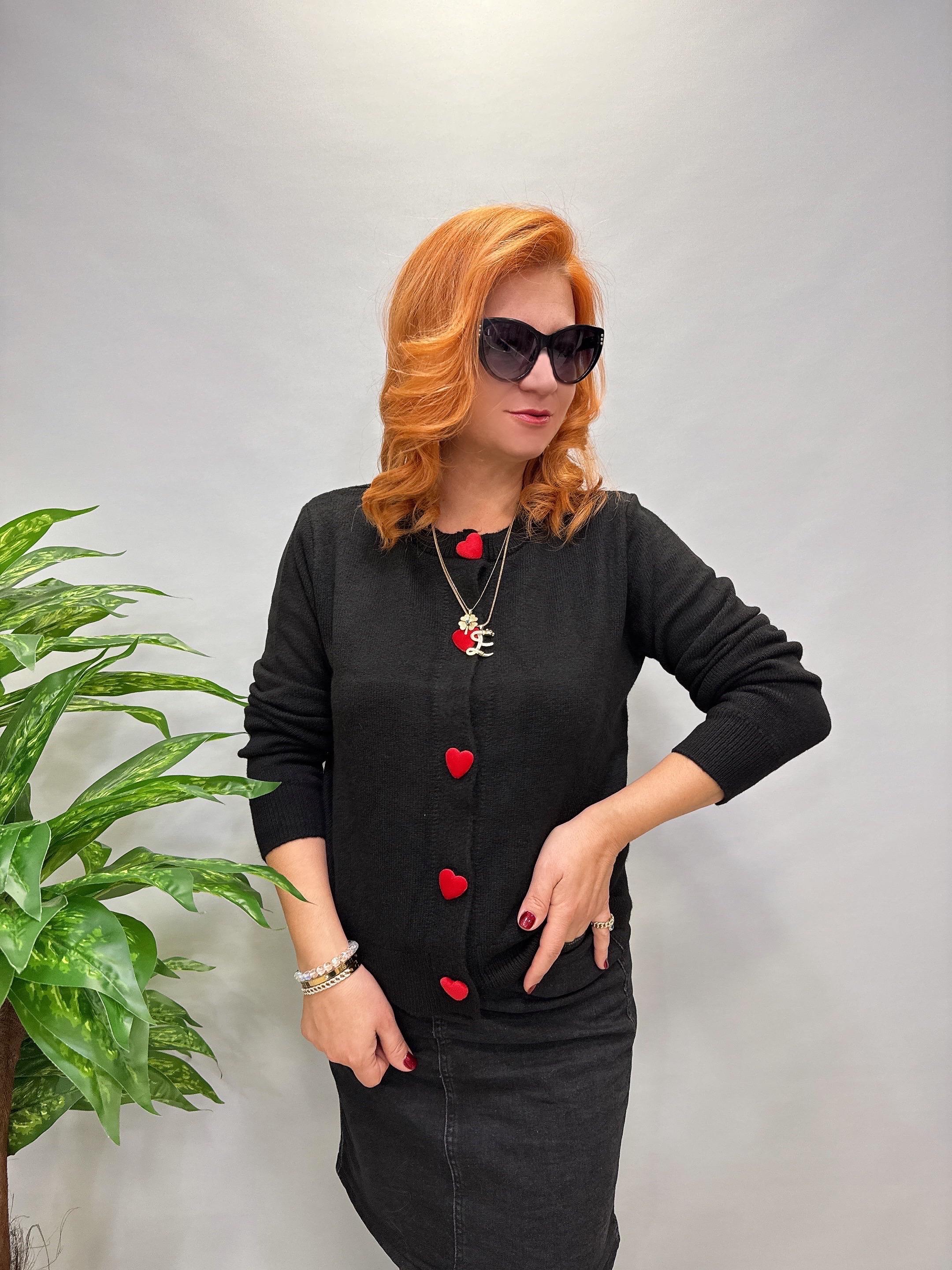 3855 KALP DÜĞME HIRKA SİYAH