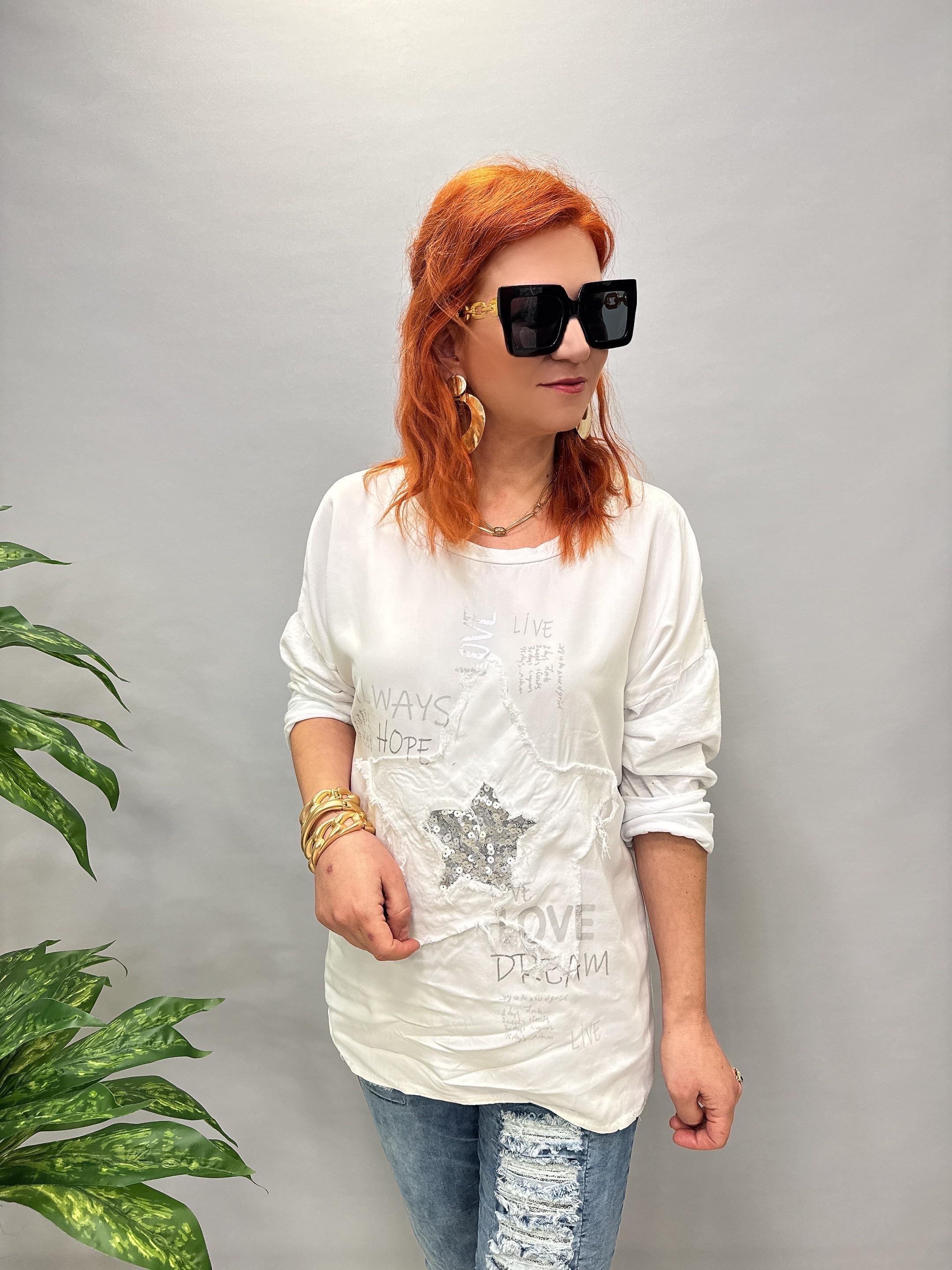 41728 İTALYAN BLUZ BEYAZ