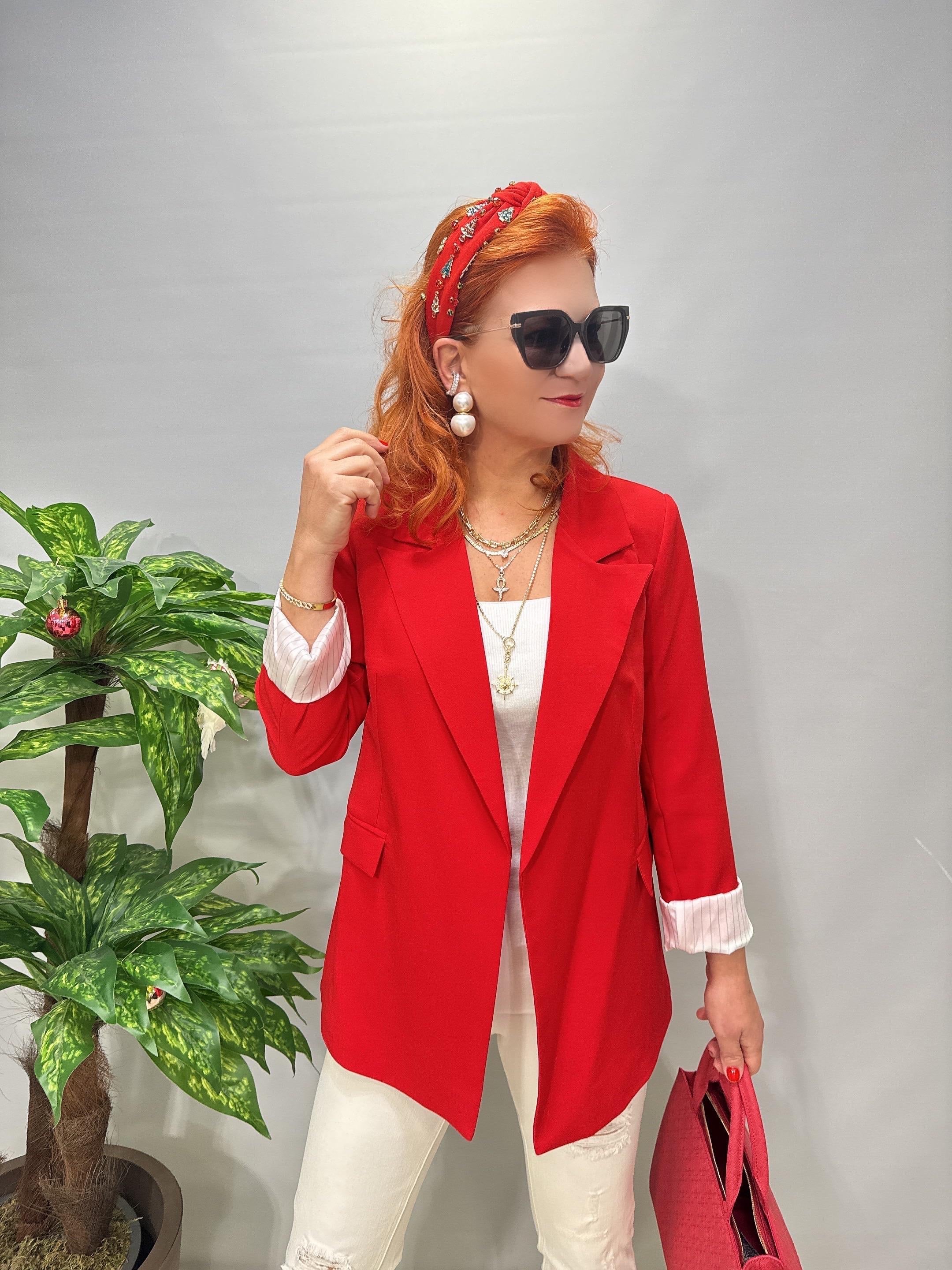 4520 Blazer Ceket Kırmızı 