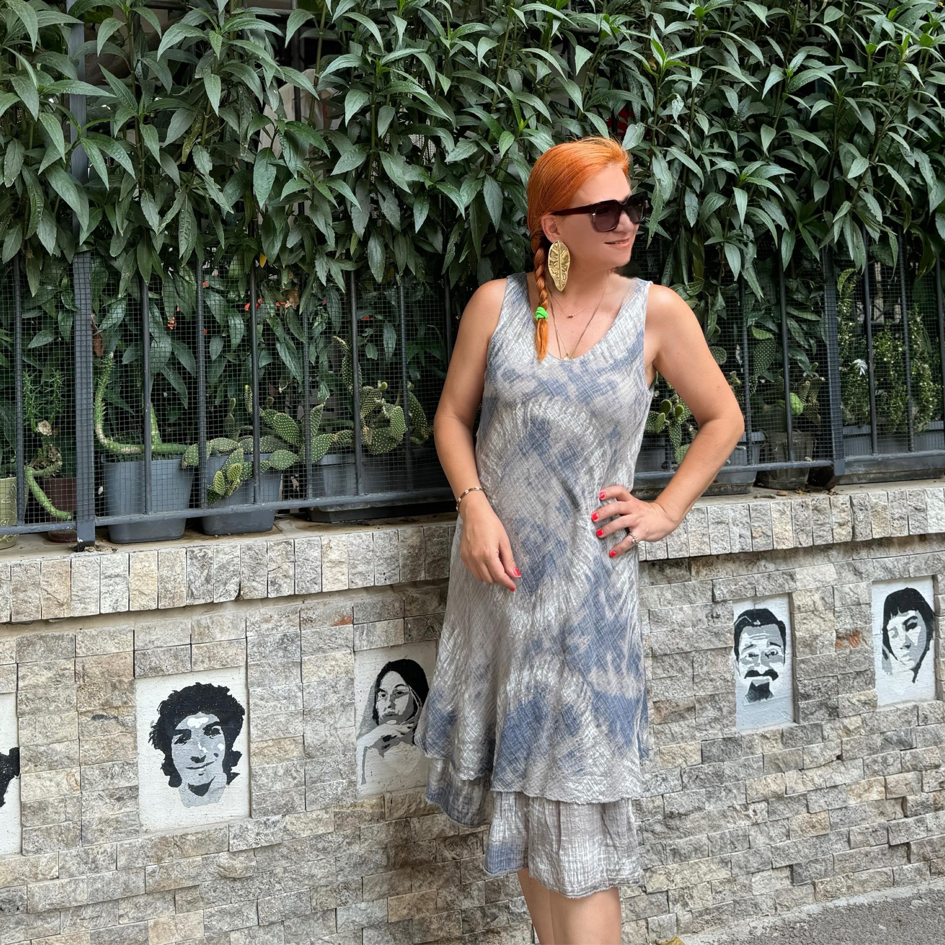 5013 PREMIUM İTALYAN PAMUK ÖN ARKA V ELBİSE VİZON 46 BEDENE KADAR UYUMLU