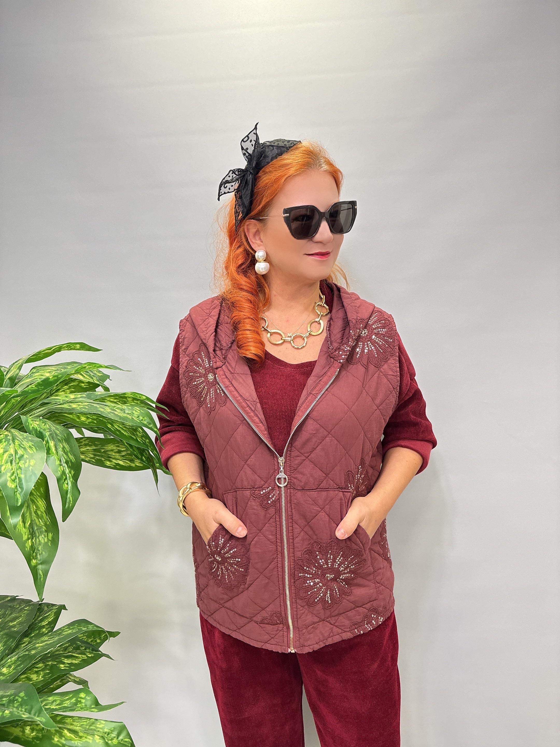 5285 Italyan Payet Detay Yelek 