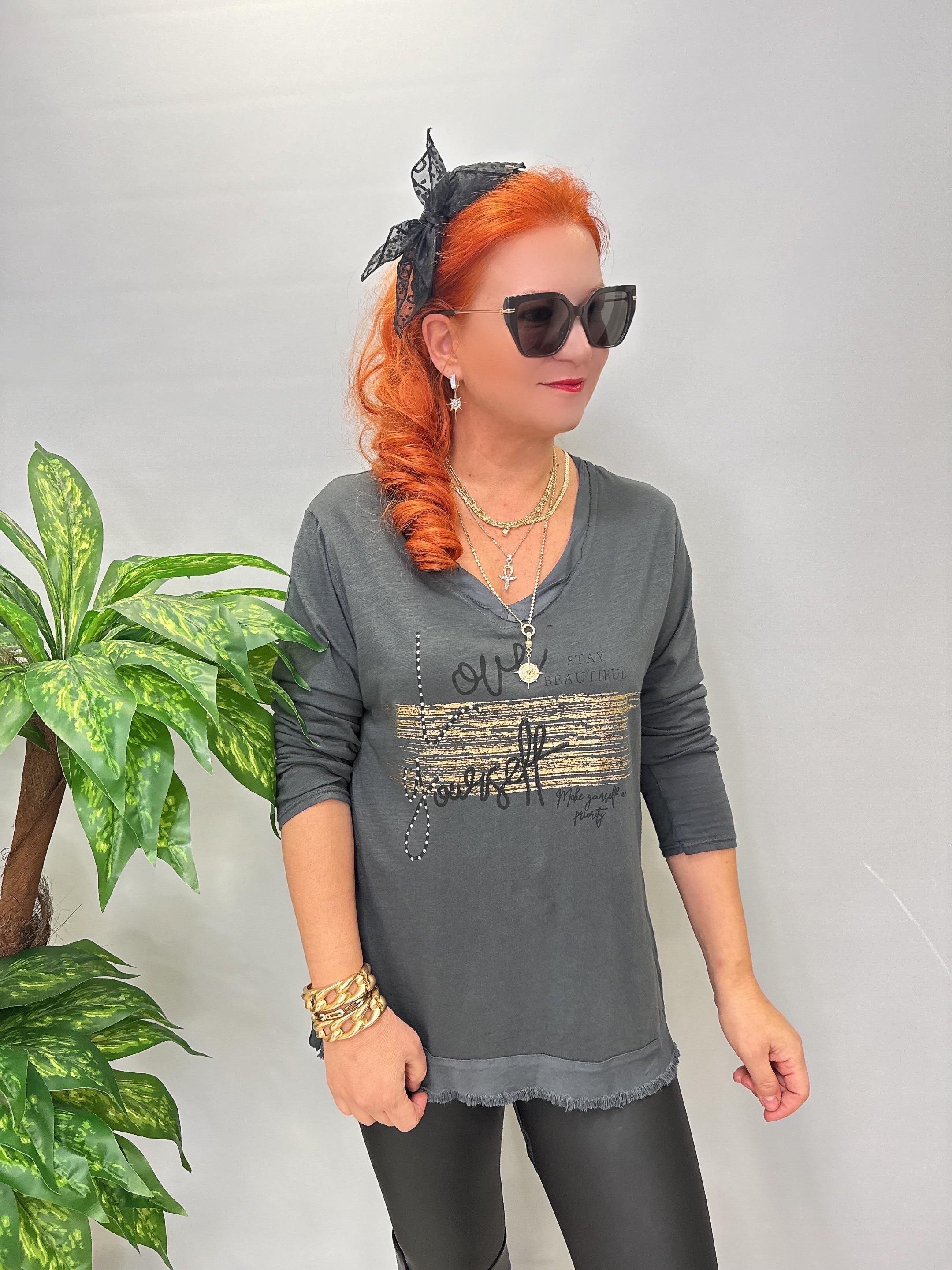 5460 Triko Bluz Füme