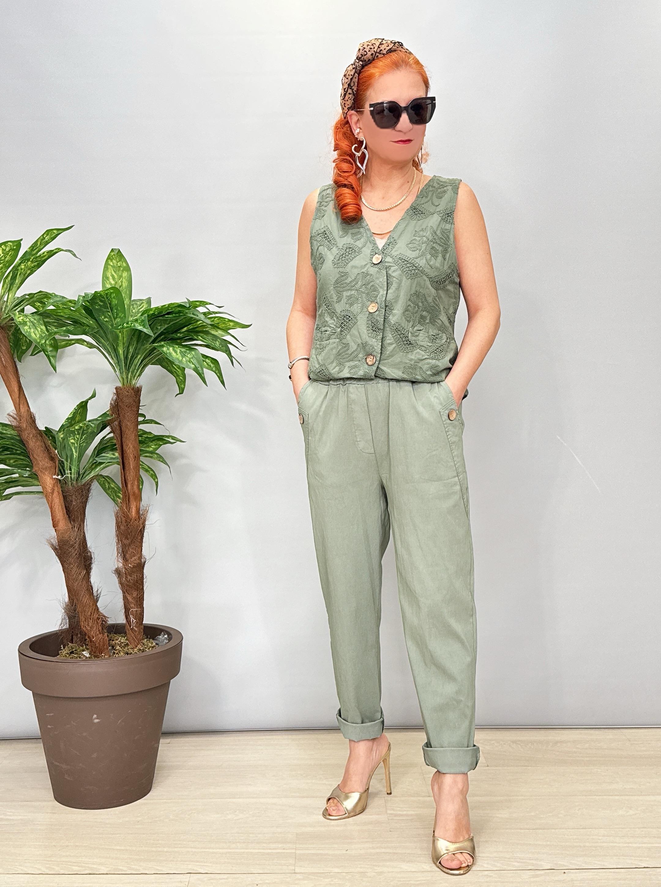 6030 Italyan Pantolon Haki 