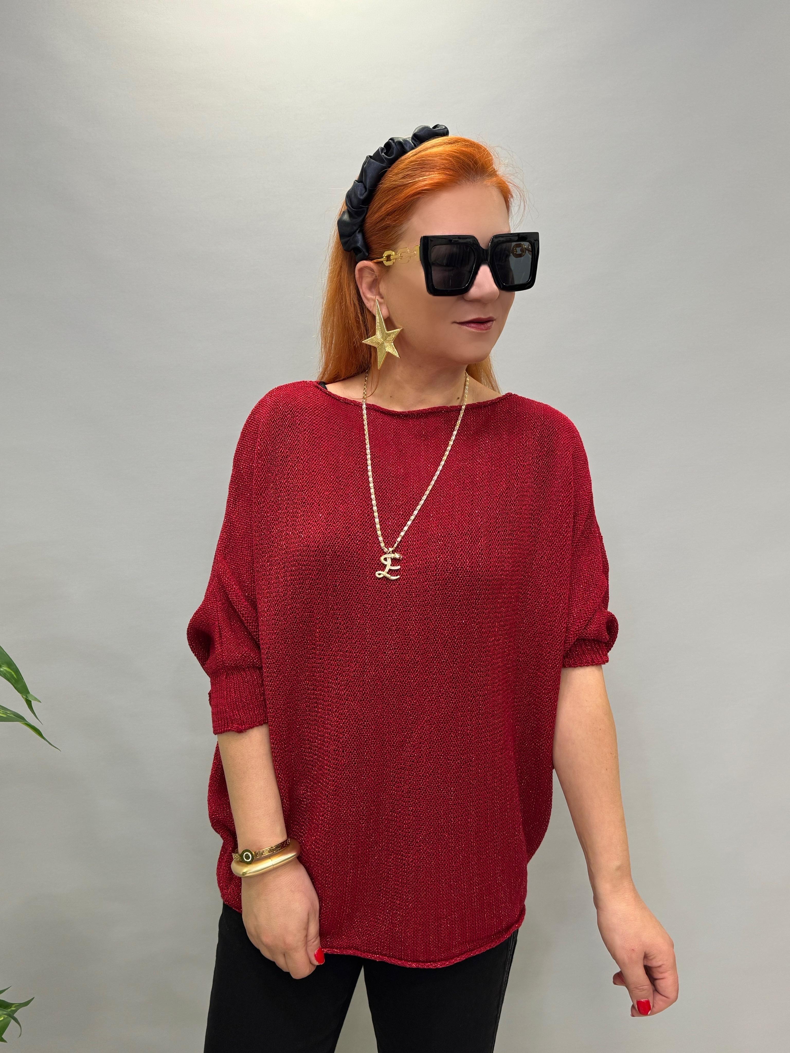 6080 SİMLİ SALAŞ TRİKO KIRMIZI