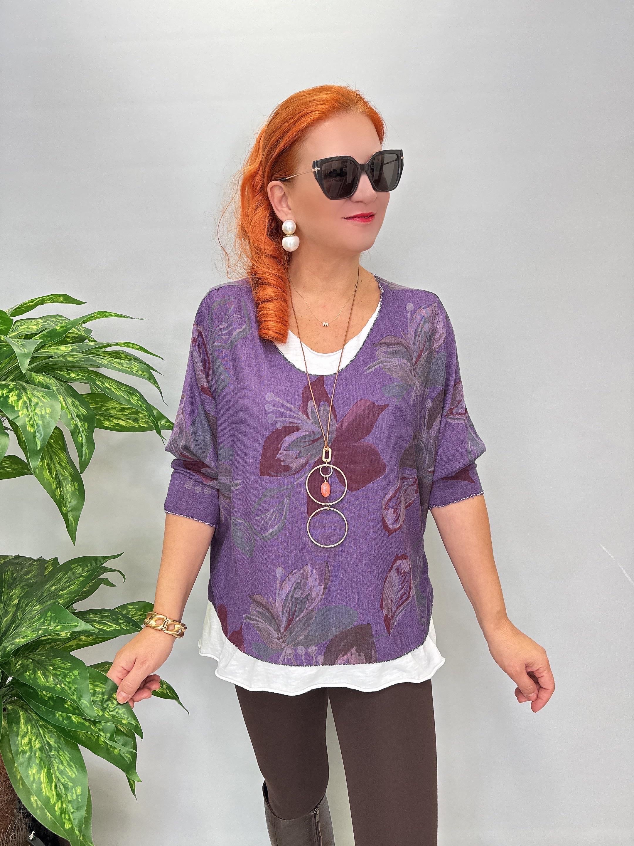 8522 Italyan Bluz (KOLYE HEDİYELİ)