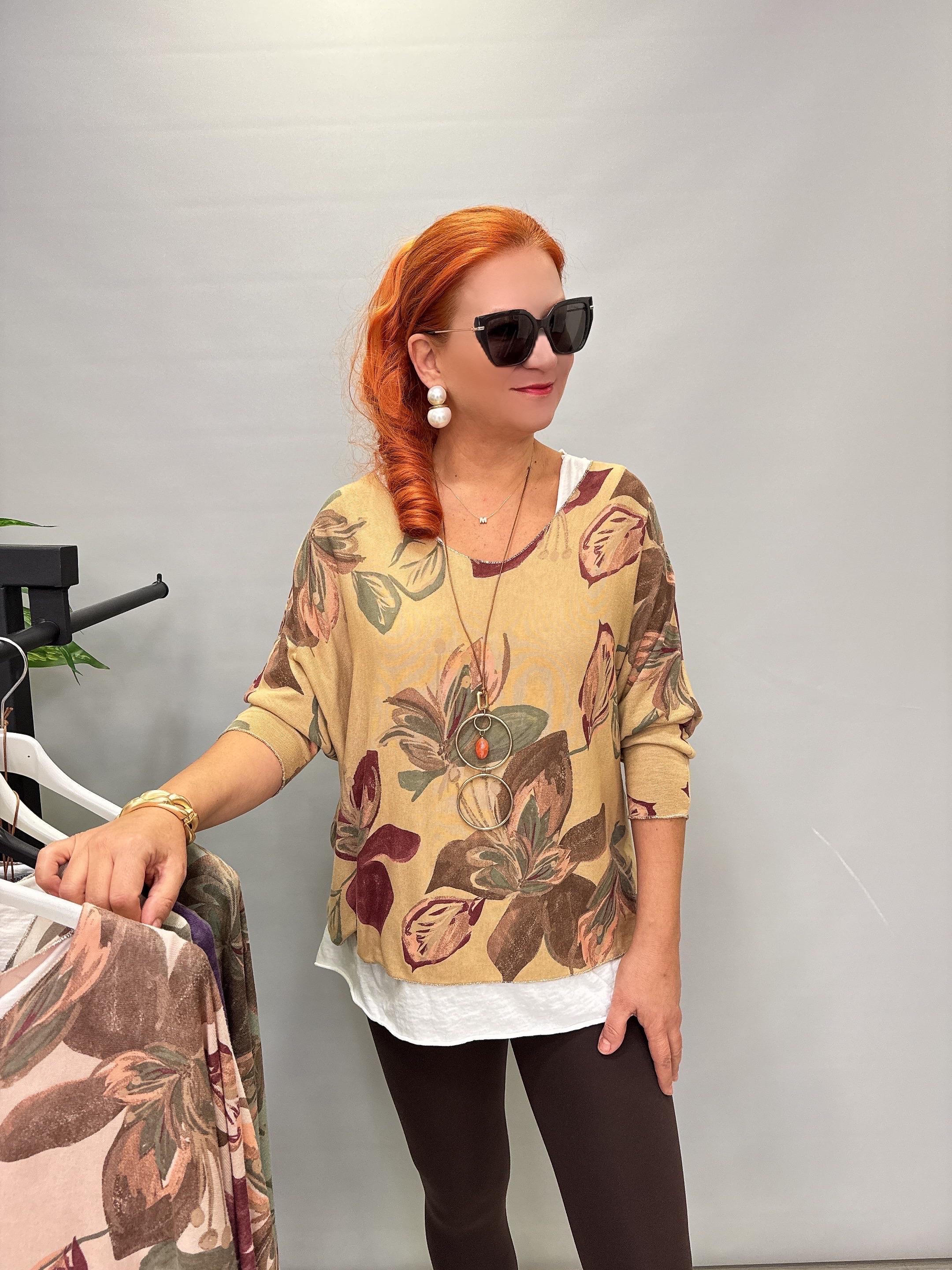 8522 Italyan Bluz (KOLYE HEDİYELİ)