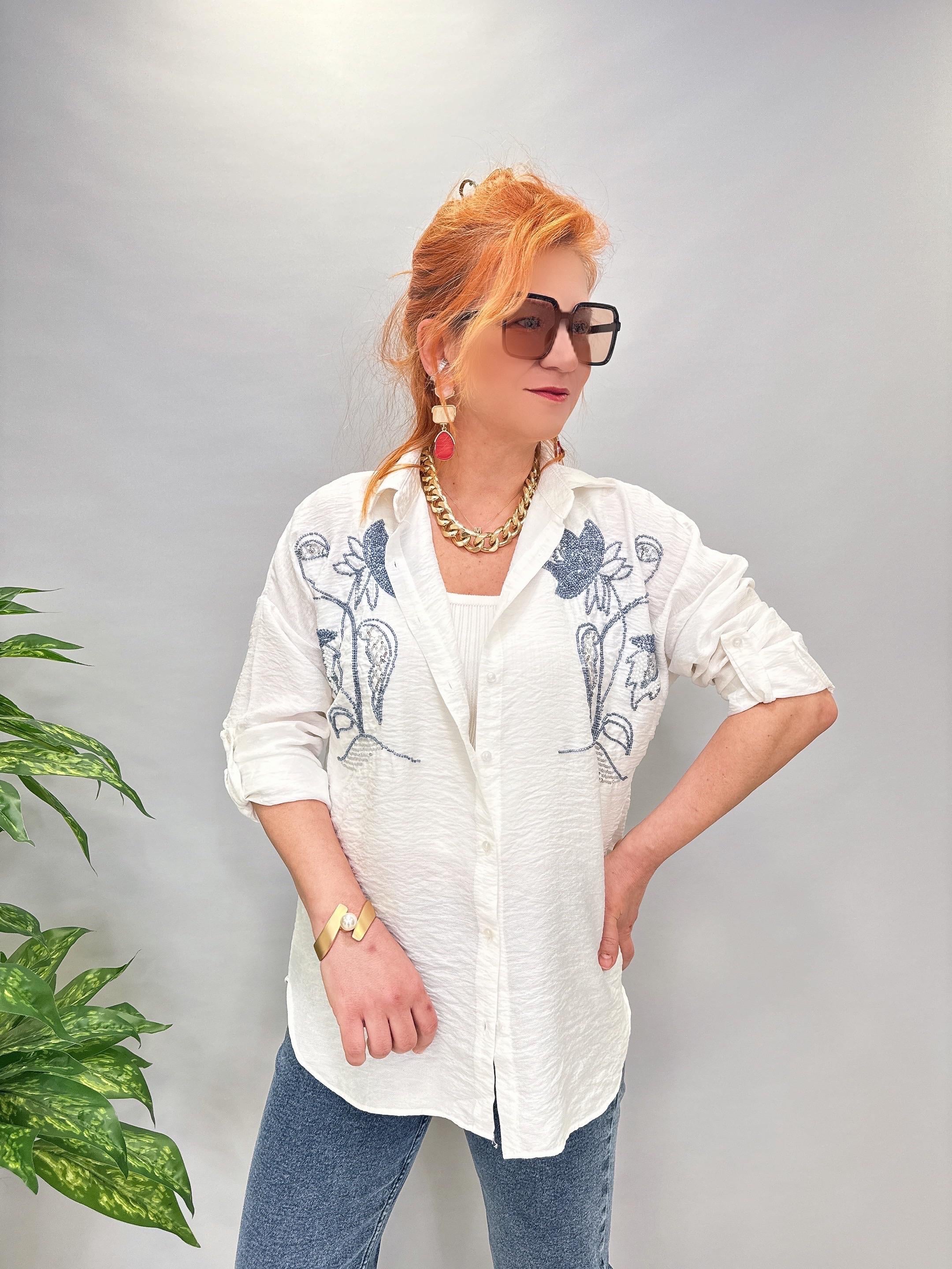 8860 AEROBİN GÖMLEK EKRU