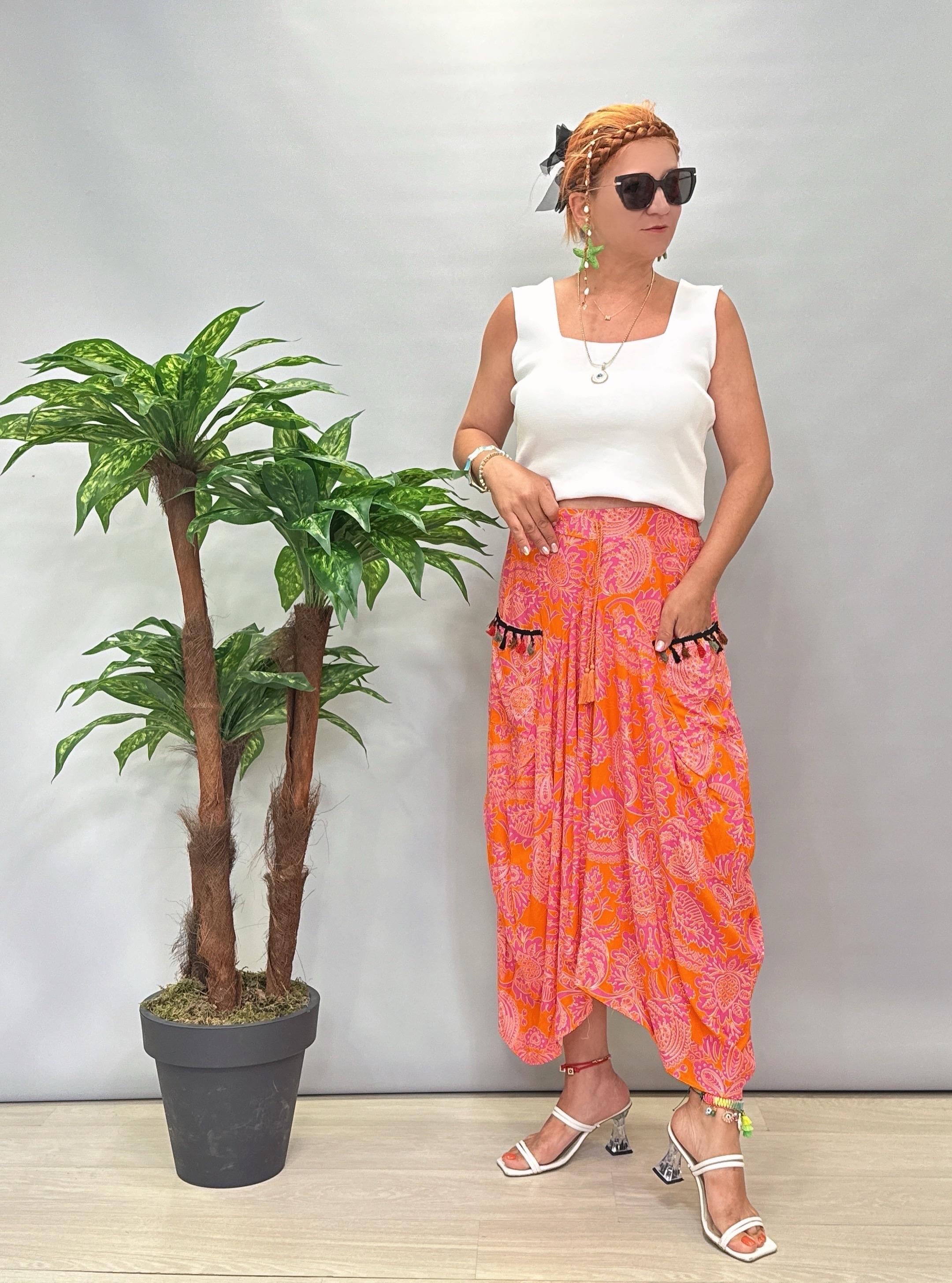 9090 Şalvar Etek Yavruağzı