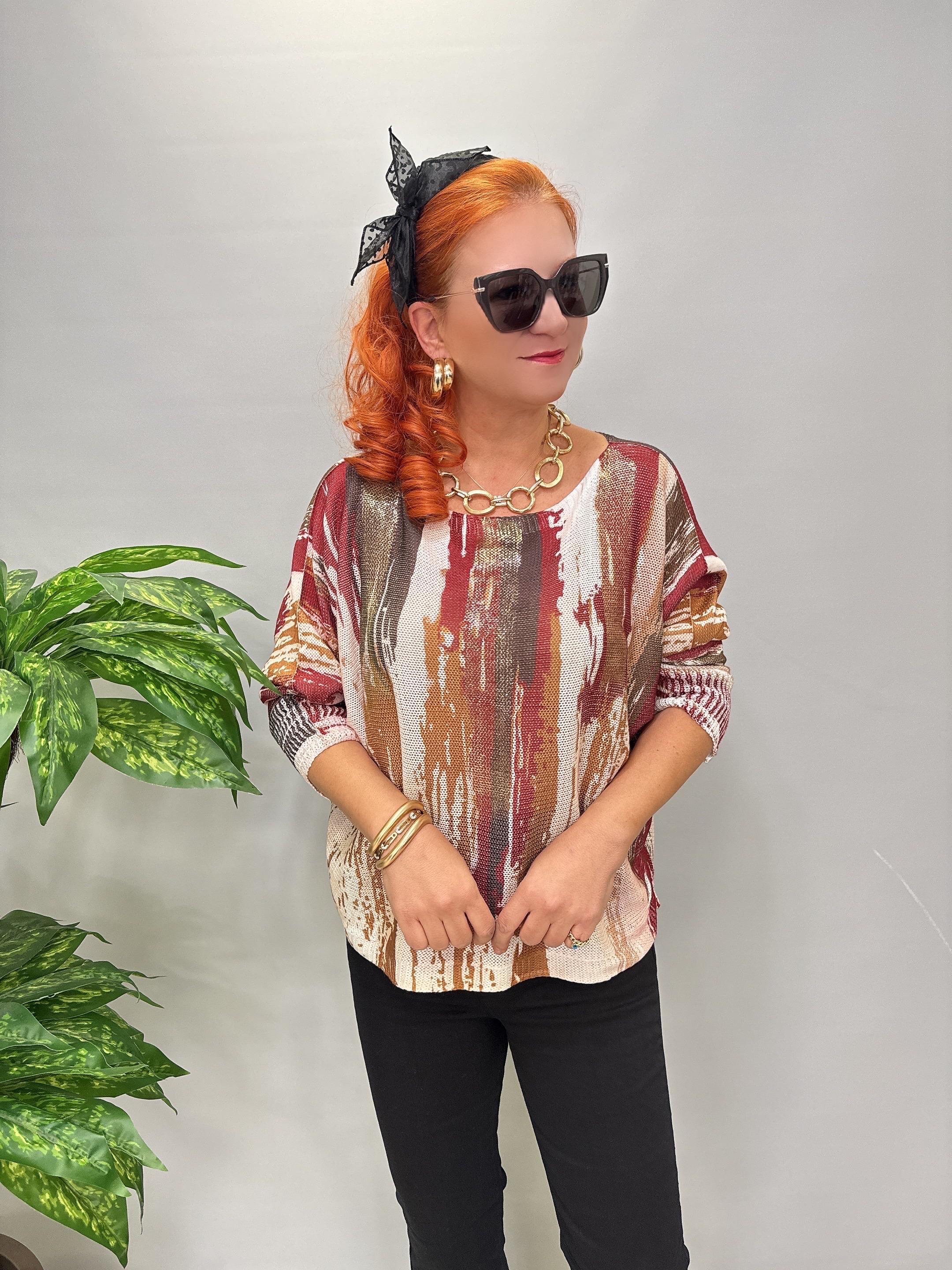 9554 Dijital Baskı Merserize bluz 5