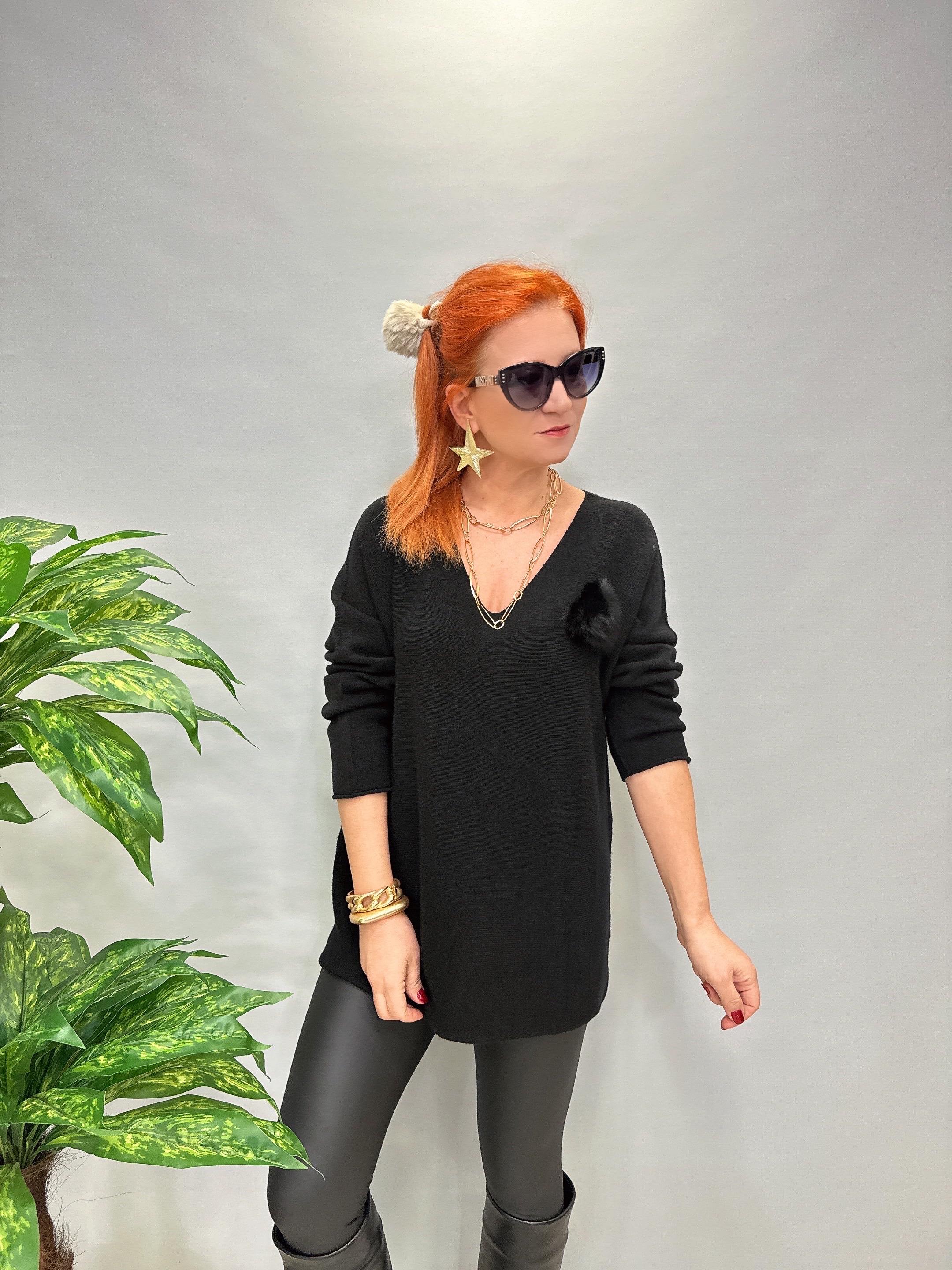 ANG MNS 2095 EKSTRA YUMUŞAK ANGORA TRİKO SİYAH