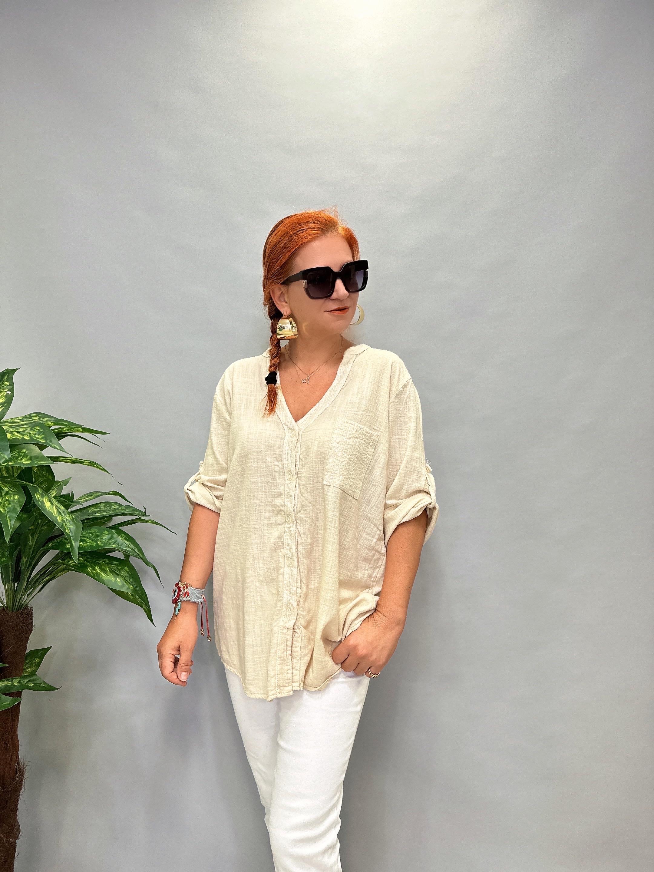 MNS 0330 PAYET  DETAY  PAMUKLU GÖMLEK  46 BEDENE KADAR  UYUMLUDUR  TAŞ