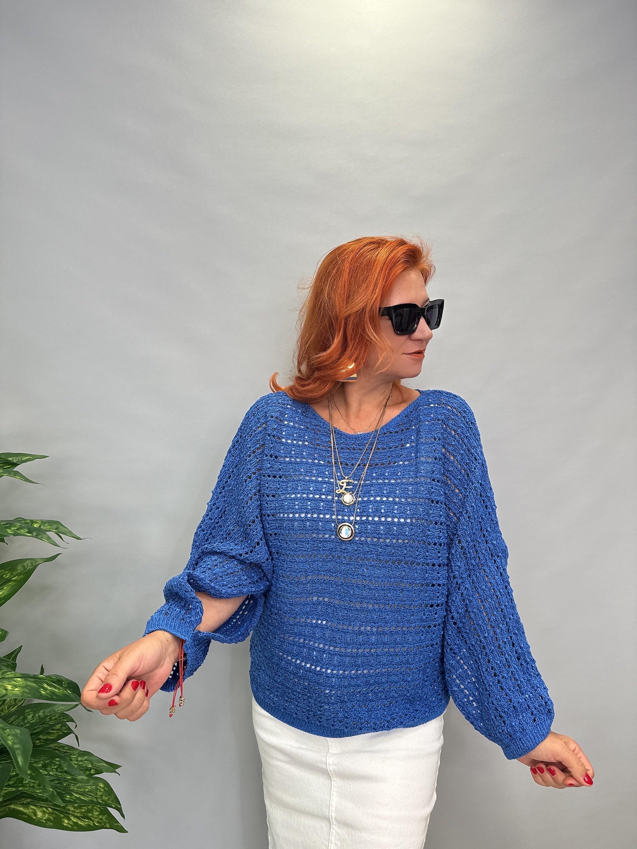 MNS 11068 KOL DETAY SİMLİ FİLE BLUZ  42 BEDENE KADAR UYUMLUDUR  SAKS